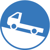 <p>Pente maximale de</p>