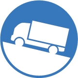 <p>Capacité de pente maximale de</p>